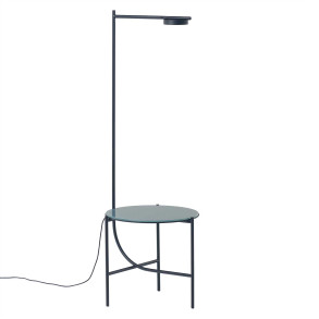 Igram Lamp And Table Black By Grupa, Lamp Table Combo White