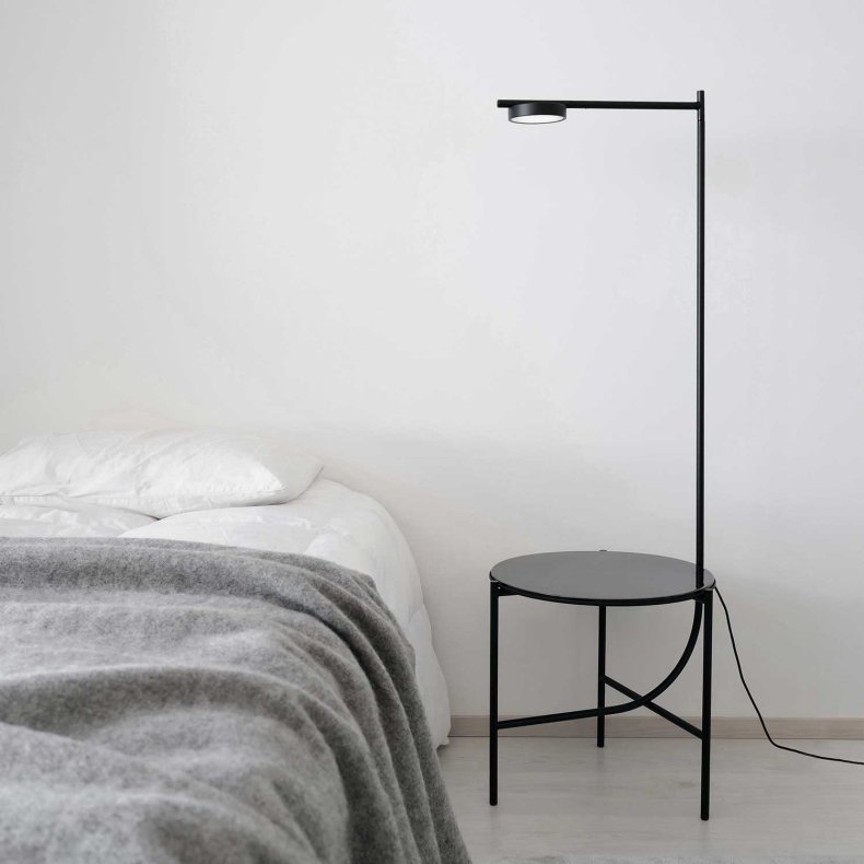 Igram Lamp and Table black