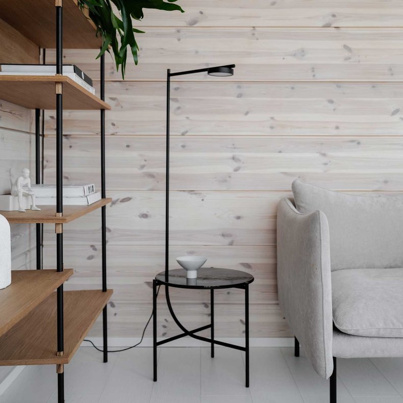 Igram Lamp and Table black