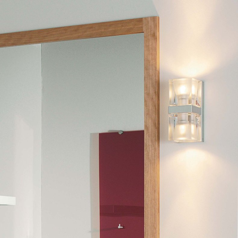 Ice Cube Dobbel Vegglampe