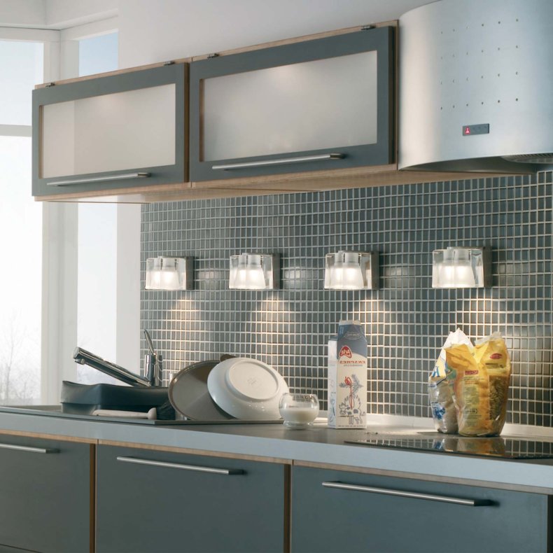 Ice Cube transparent Vegglampe/Taklampe