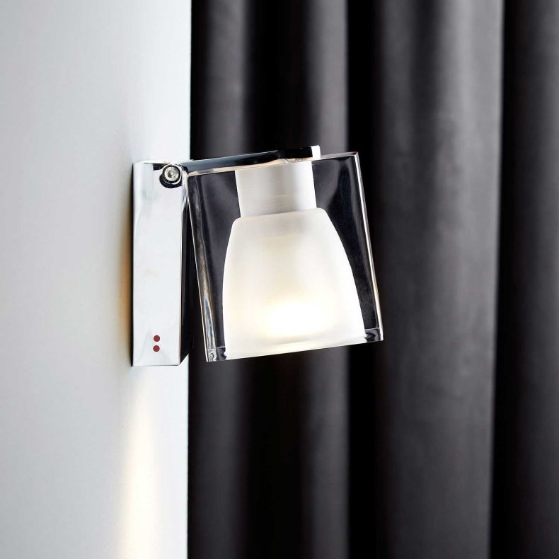 Ice Cube transparent Vegglampe/Taklampe