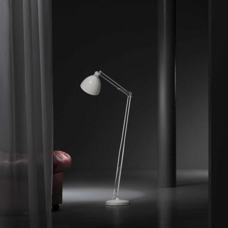 JJ Mid TR mica bl Gulvlampe