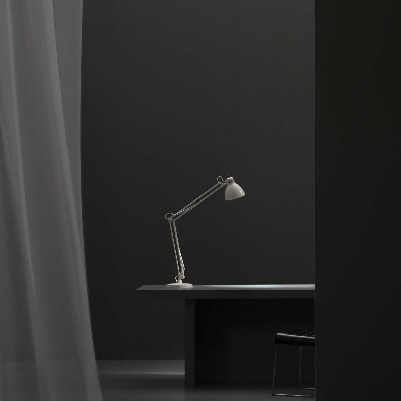 JJ Small T LED black Table Lamp w/ base