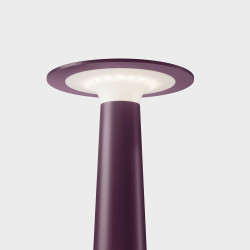 Lix IP44 aubergine Bordlampe