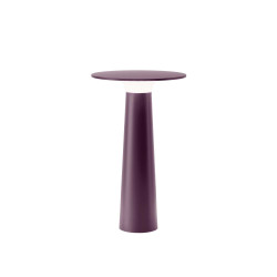 Lix IP44 aubergine Bordlampe