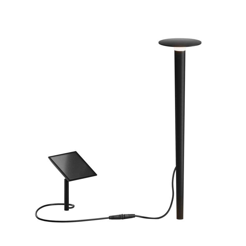 Lix spike solar black Garden Light