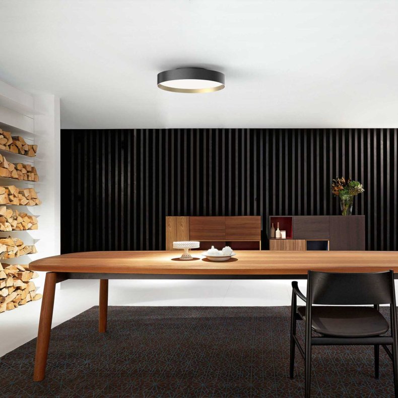 Lucia Black Gold 45 Ceiling Light