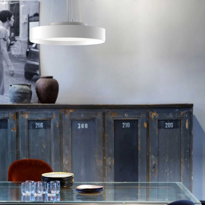 Lucia Hvid 45 Loftlampe