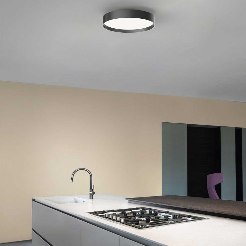 Lucia Svart 45 Taklampa