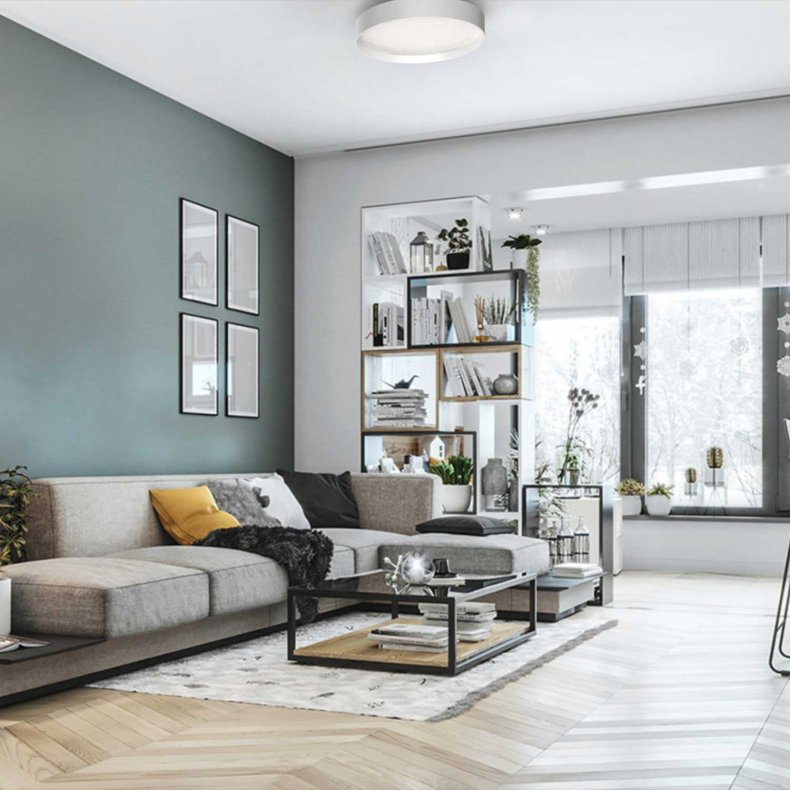 Lucia Hvid 45 Loftlampe