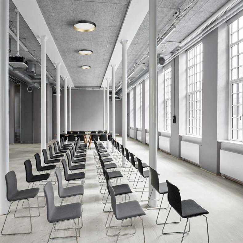 Lucia Black Gold 45 Ceiling Light