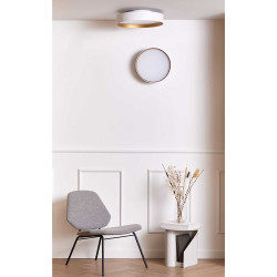 Lucia Hvid Guld 35 Loftlampe