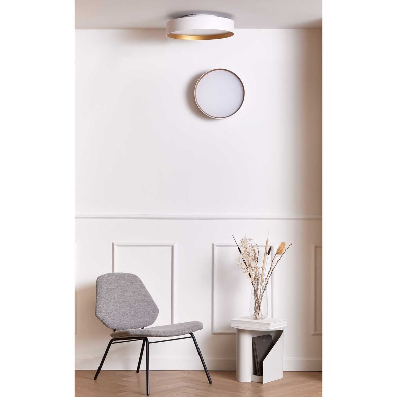 Lucia Hvid Guld 35 Loftlampe