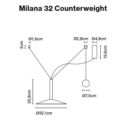 Milana Counterweight Pendel