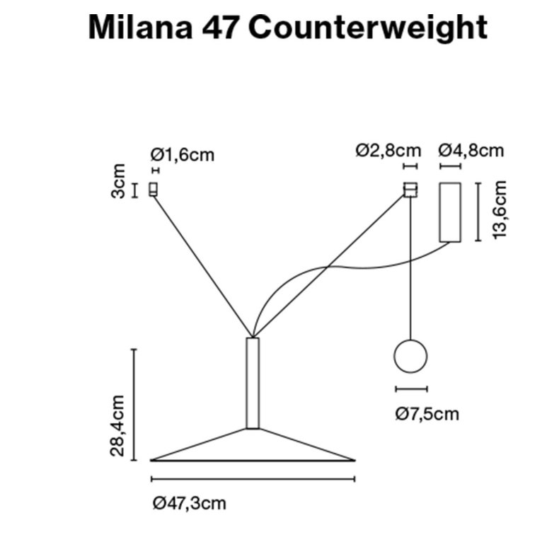 Milana Counterweight Pendel