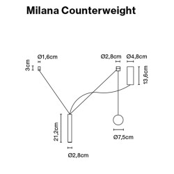 Milana Counterweight Pendel