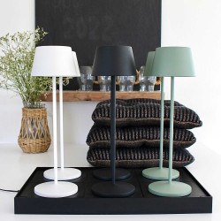 Modi Grn gr Bordlampe