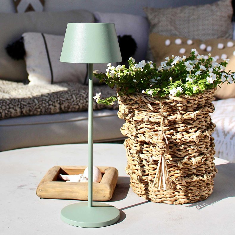 Modi Grn gr Bordlampe