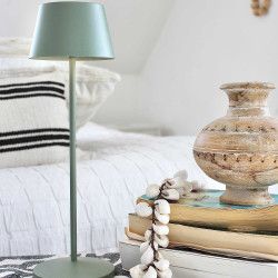 Modi Grn gr Bordlampe