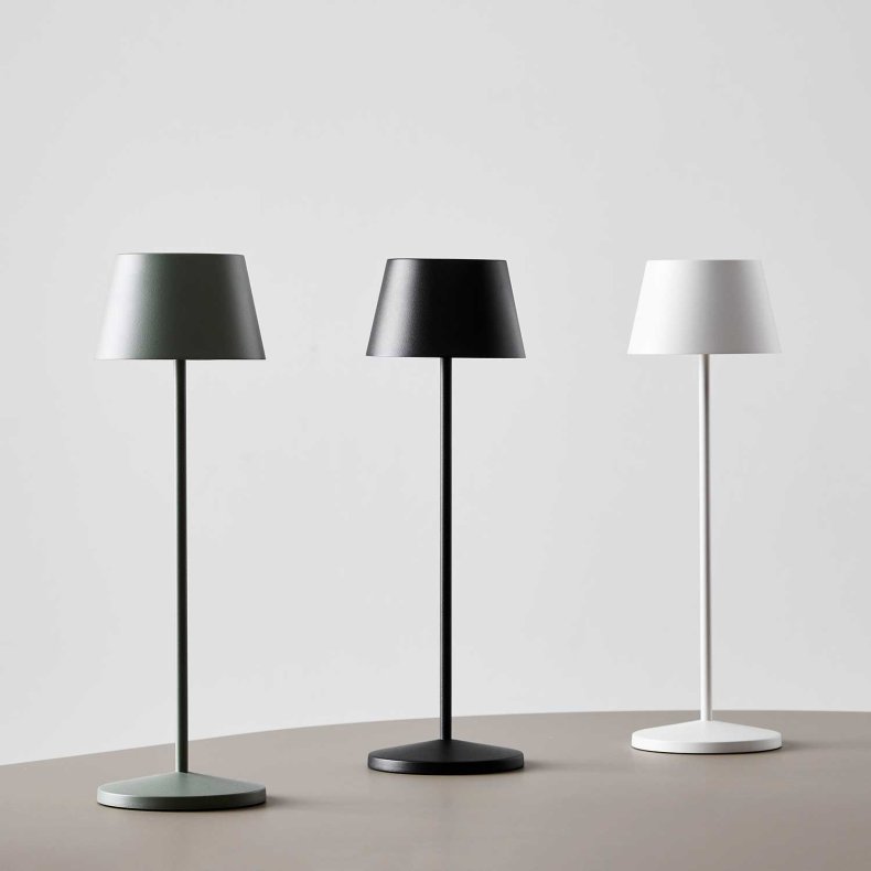 Modi Grn gr Bordlampe