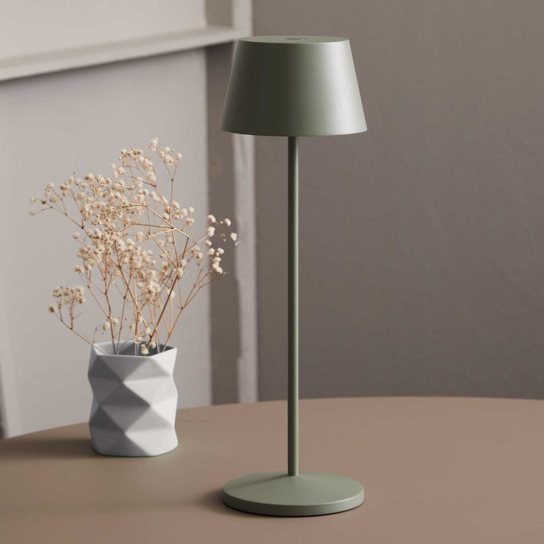 Modi Grn gr Bordlampe