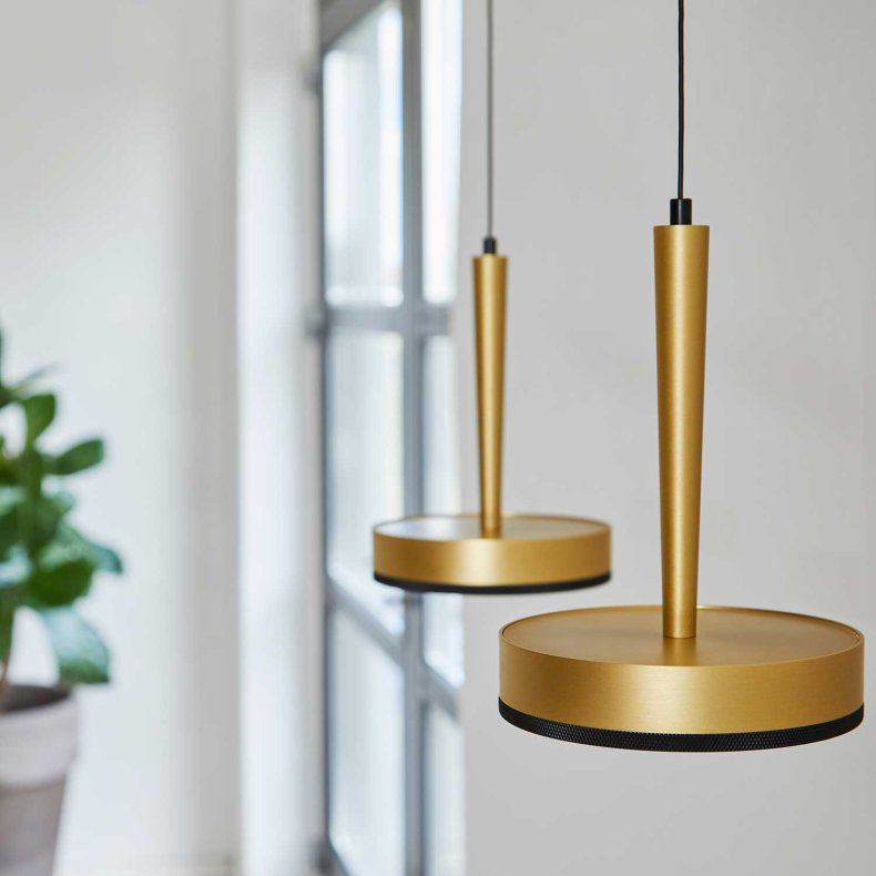 NYX P1 Matt Brass Pendant Light