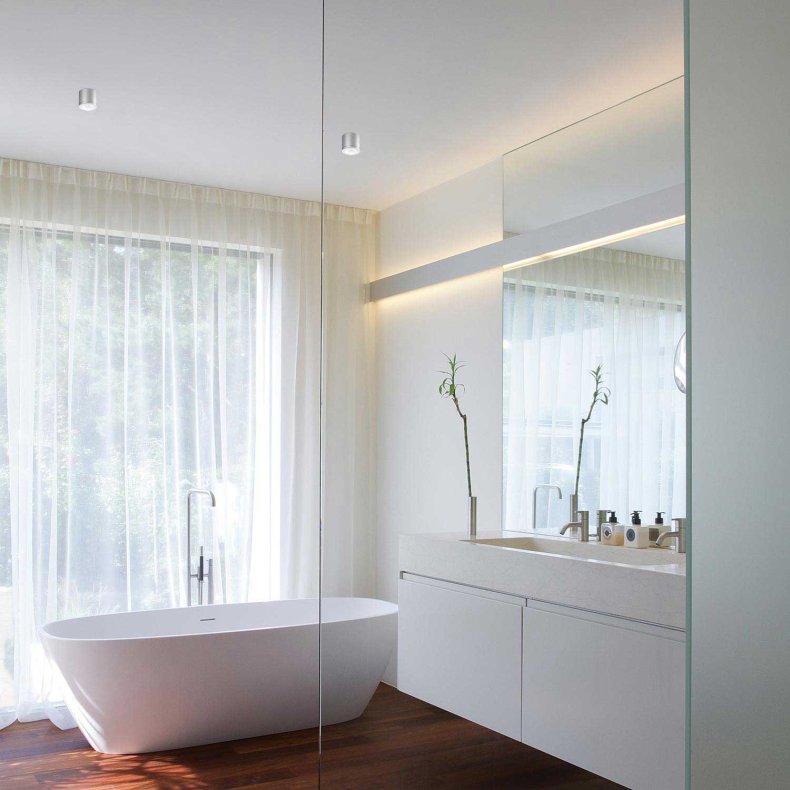 Newton 55 Ceiling Spotlight white