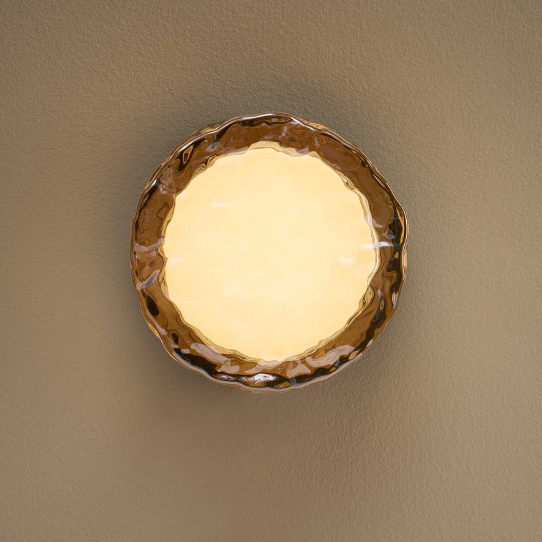 Otto Ice Amber V�glampe/Loftlampe