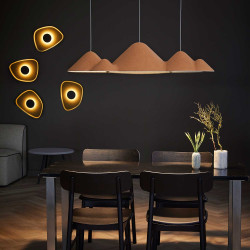 Panorama L Earth Yellow/Grey Pendant Light