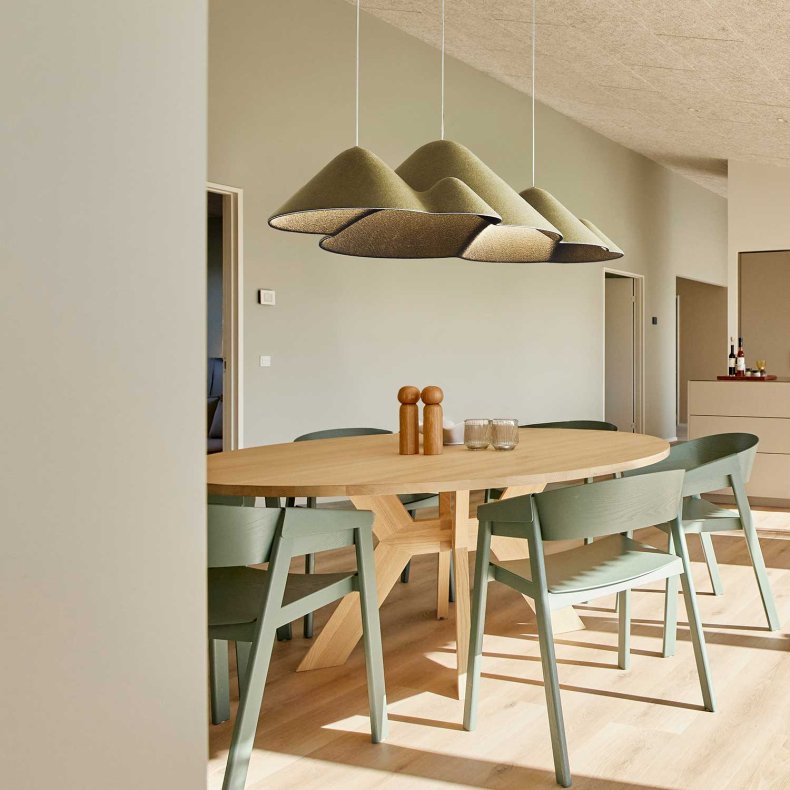 Panorama L Gr�n/Svart Takpendel