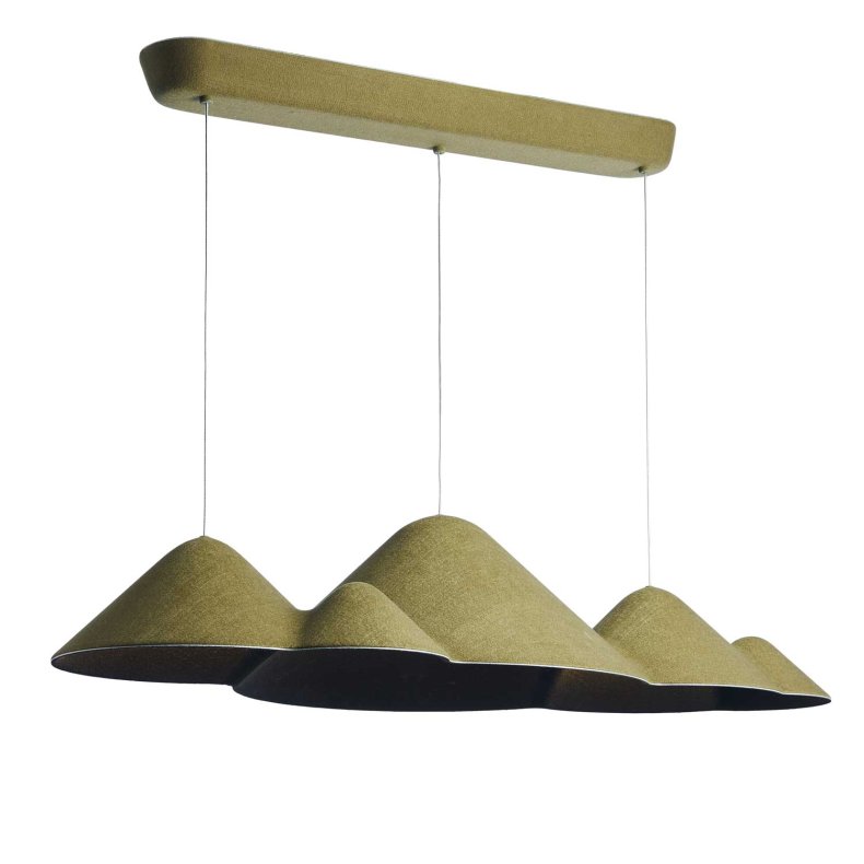 Panorama L Green/Pure Black Pendant Light