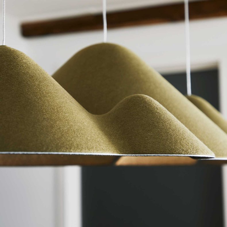 Panorama L Green/Pure Black Pendant Light