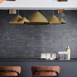 Panorama L Green/Pure Black Pendant Light