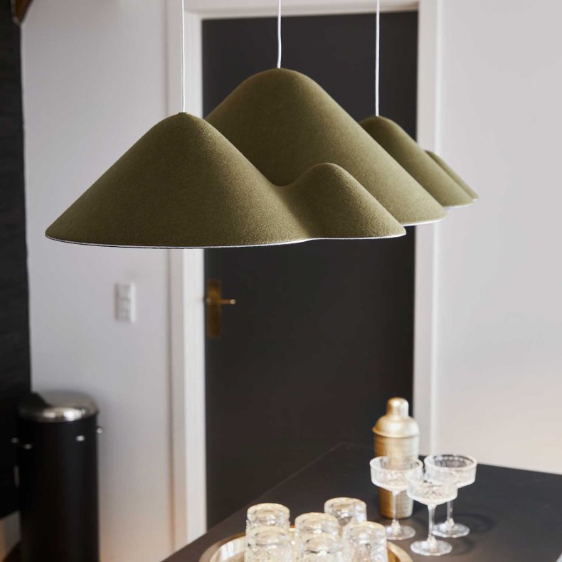 Panorama L Green/Pure Black Pendant Light