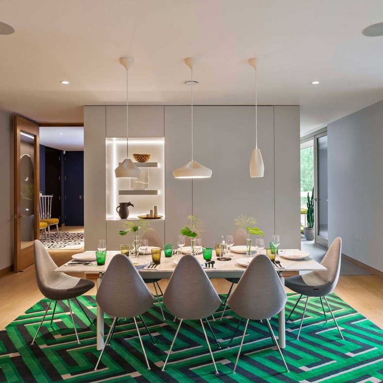 Pleat Box 13 sort/hvid Pendel