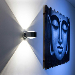 Puk Maxx matt chrome Wall Light