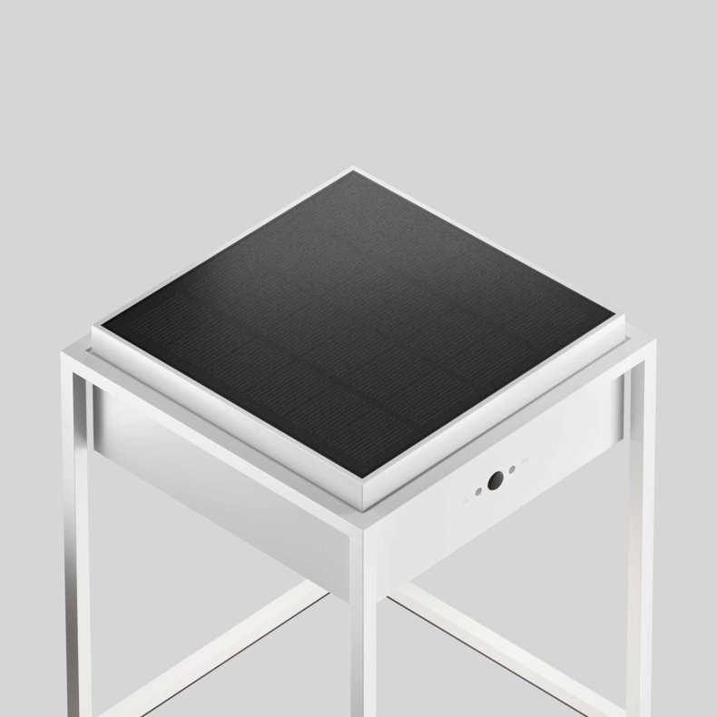 Qua IP65 hvit Batteridrevet Lampe