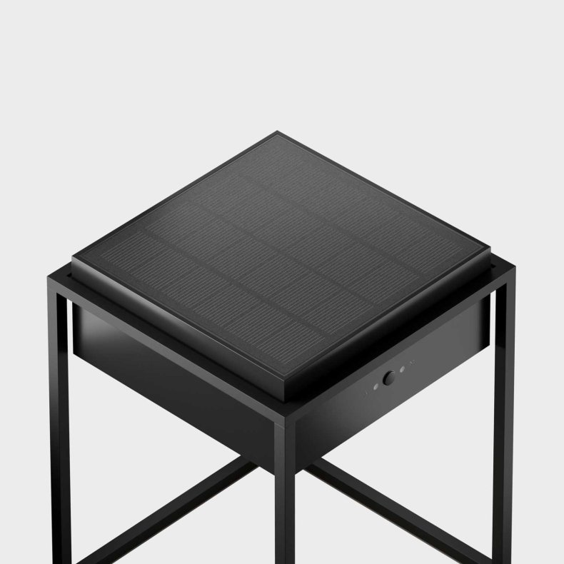 Qua IP65 black Battery Lamp