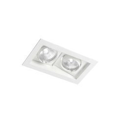 Square DUO Downlight white