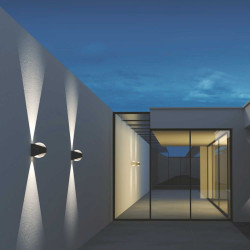 Saga Svart IP65 V&auml;gglampa