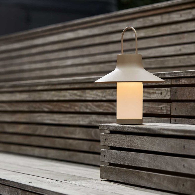 Shadow Large Grbeige Bordlampe