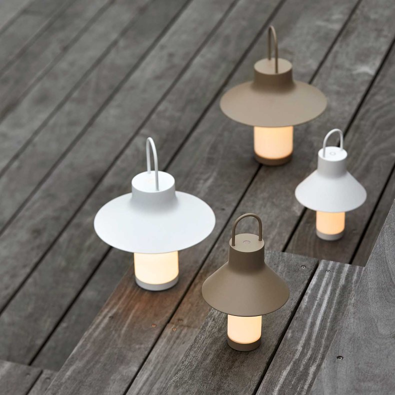 Shadow Small Hvid Bordlampe