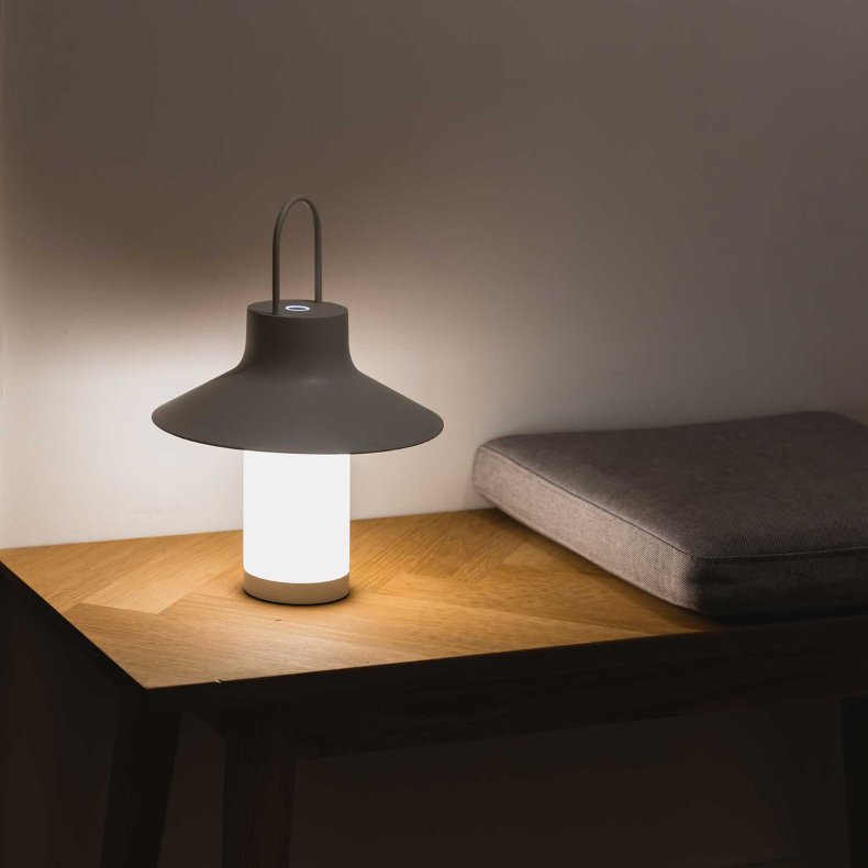 Shadow Large Grbeige Bordlampe