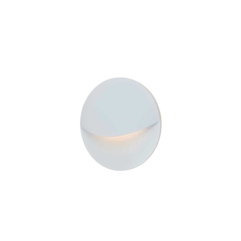 Smiley Matt White Wall Light