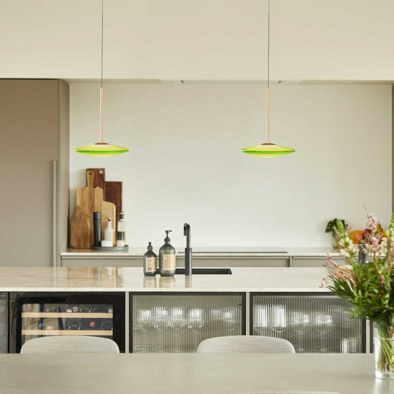 Solene SO Green Pendant Light