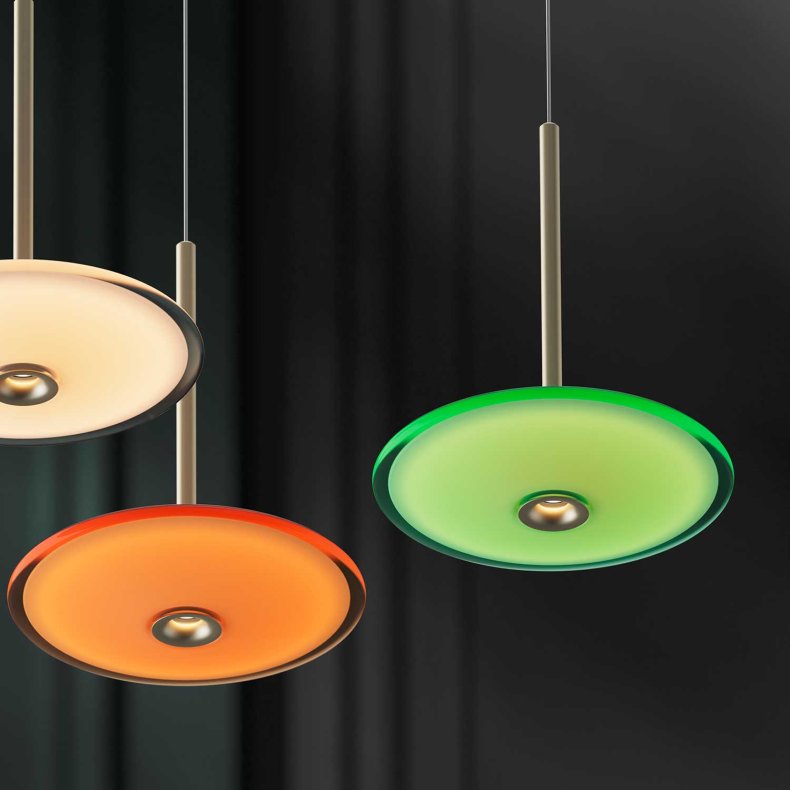 Solene SO Green Pendant Light