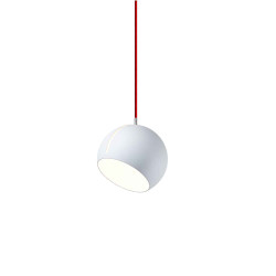 Tilt Globe pendant light in grey 
