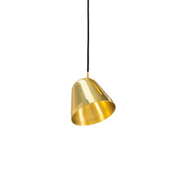 Tilt and Tilt S pendant light in brass - Lampefeber