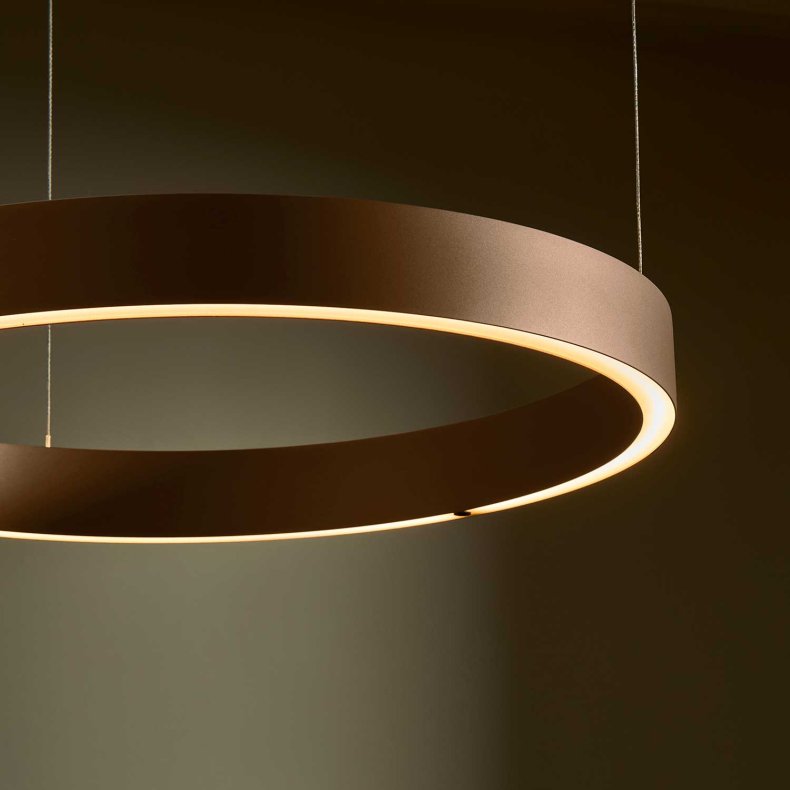 Velora LARGE Caramel Brown Pendant Light